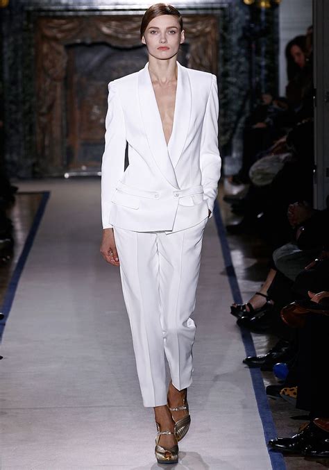 tailleur blanc femme yves saint laurent